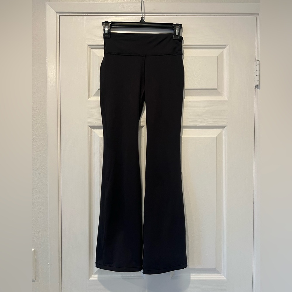 Athleta Girl High Rise Chit Chat Flare Pant.  Black, size L/12